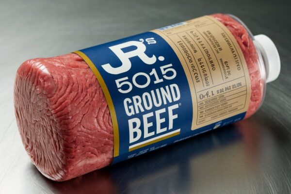 Jr's 5015 Ground Beef In A 1 Lb Plastic Tube