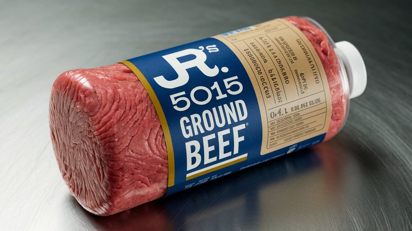 Jr's 5015 Ground Beef In A 1 Lb Plastic Tube