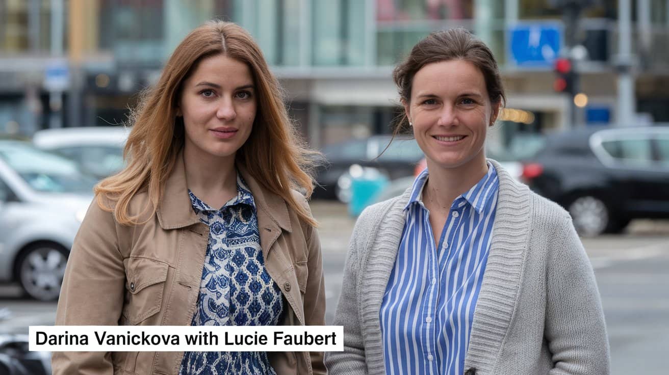 Darina Vanickova With Lucie Faubert